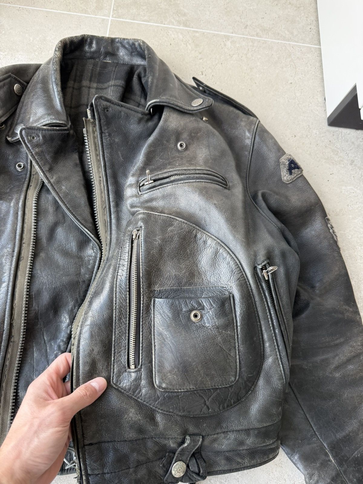 Avirex Vintage 1996 Avirex Daytona to L.A. Tour Perfecto Jacket Size US L / EU 52-54 / 3 - 6 Thumbnail