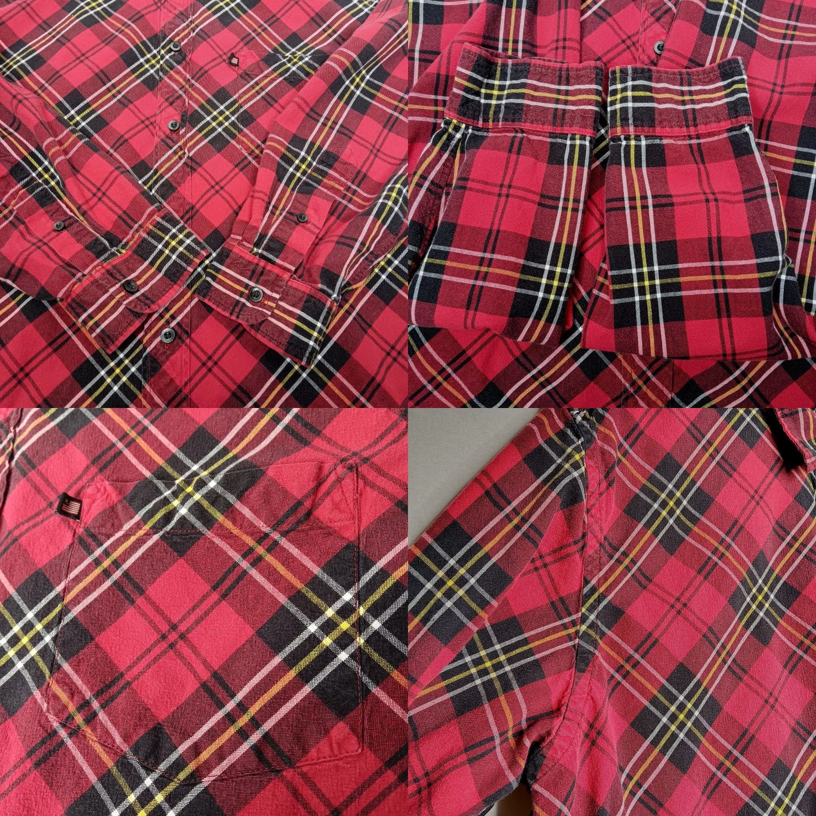 Polo Ralph Lauren VINTAGE Polo Ralph Lauren Shirt Large Red Plaid Button-Up Cotton Preppy Casual Mens Size US L / EU 52-54 / 3 - 8 Thumbnail