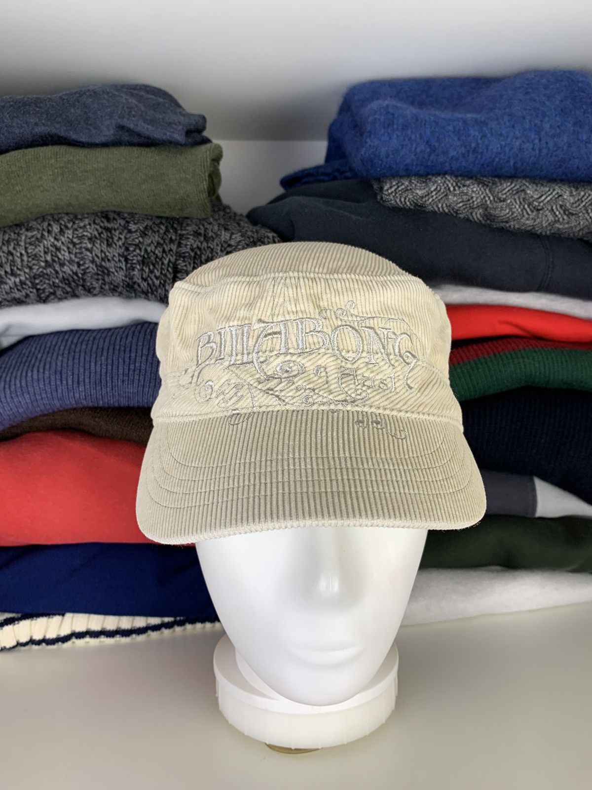 Billabong Billabong Big Logo Corduroy Cap Hat Size ONE SIZE - 1 Thumbnail
