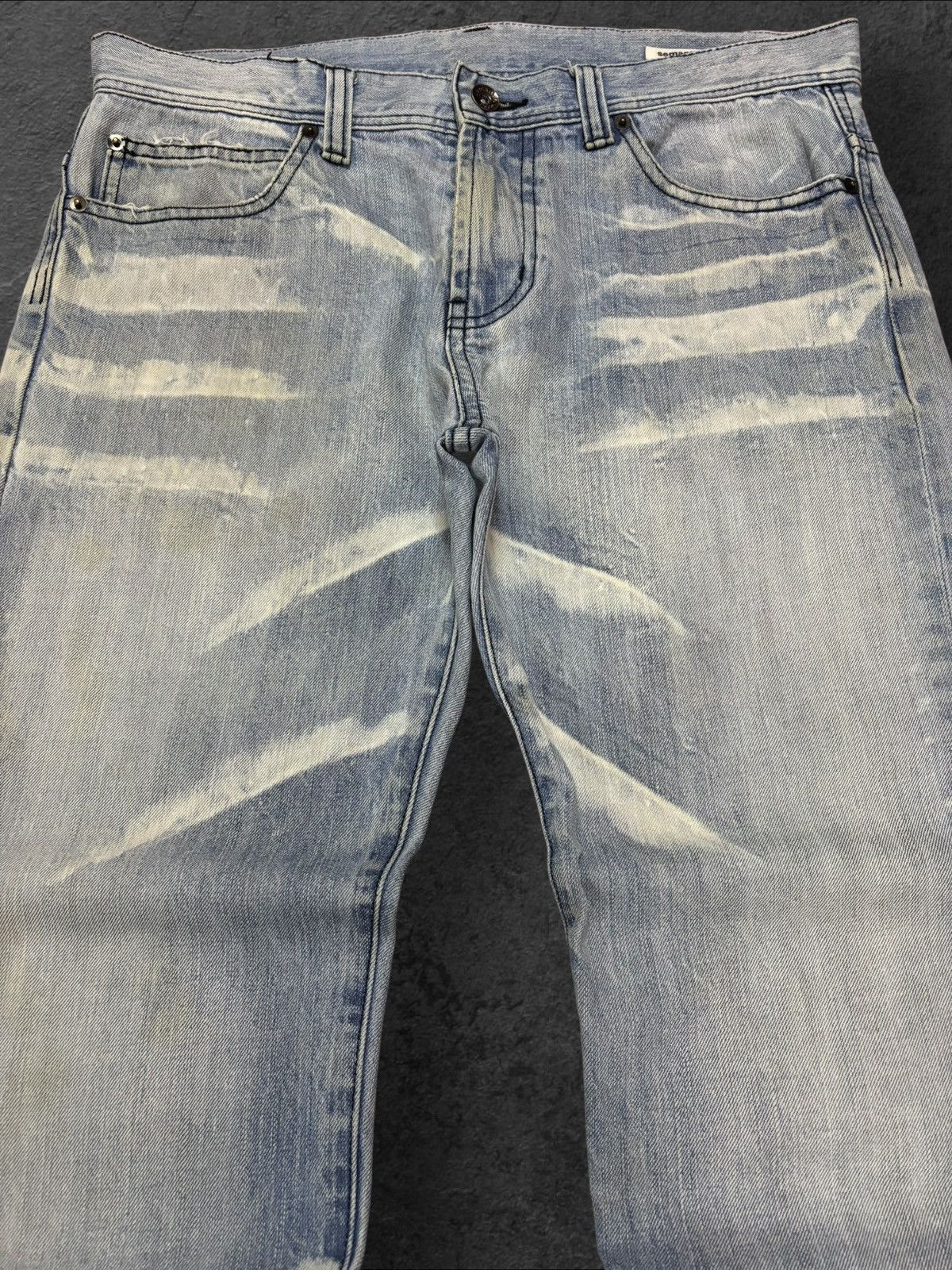 Tornado Mart Semanticdesign Bootcut Japan Grunge Sick Faded Jeans Size US 33 - 5 Thumbnail