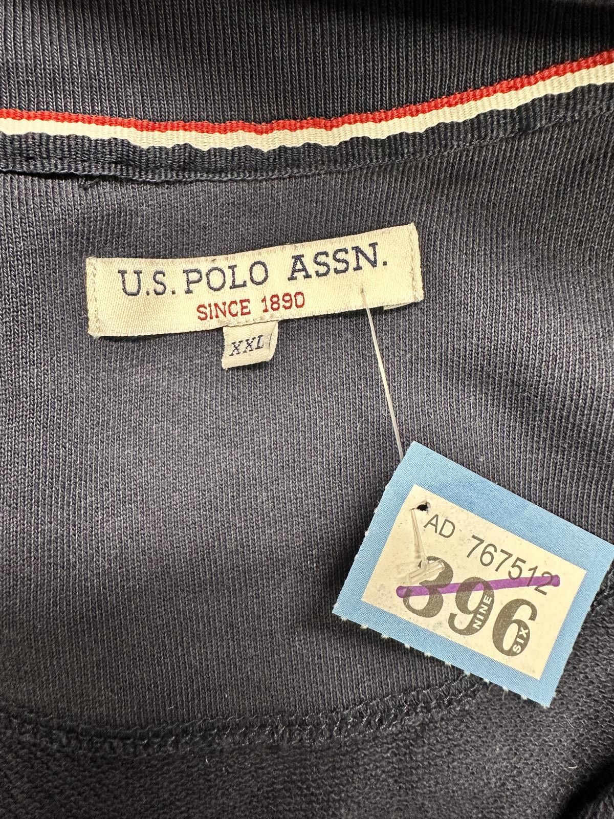 U.S. Polo Assn. U.S. Polo Assn. Navy Blue Quarter Zip Sweatshirt Size US XXL / EU 58 / 5 - 4 Thumbnail