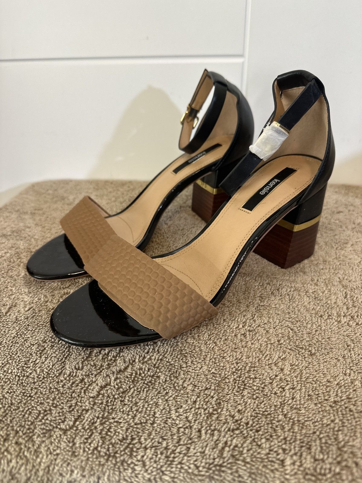 Other Kensie Estan Ankle Strap Block Heel Dress Sndals Size US 9 / IT 39 - 1 Thumbnail