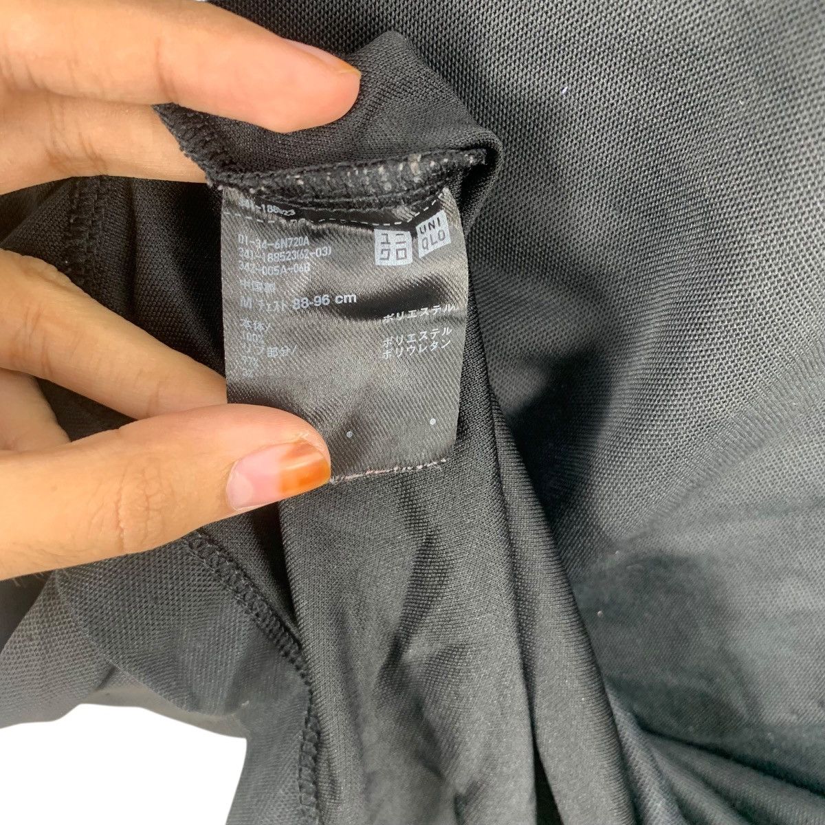 Uniqlo THEORY JAPAN x UNIQLO Collection Black Plain Tee Shirt Top Size M / US 6-8 / IT 42-44 - 7 Thumbnail