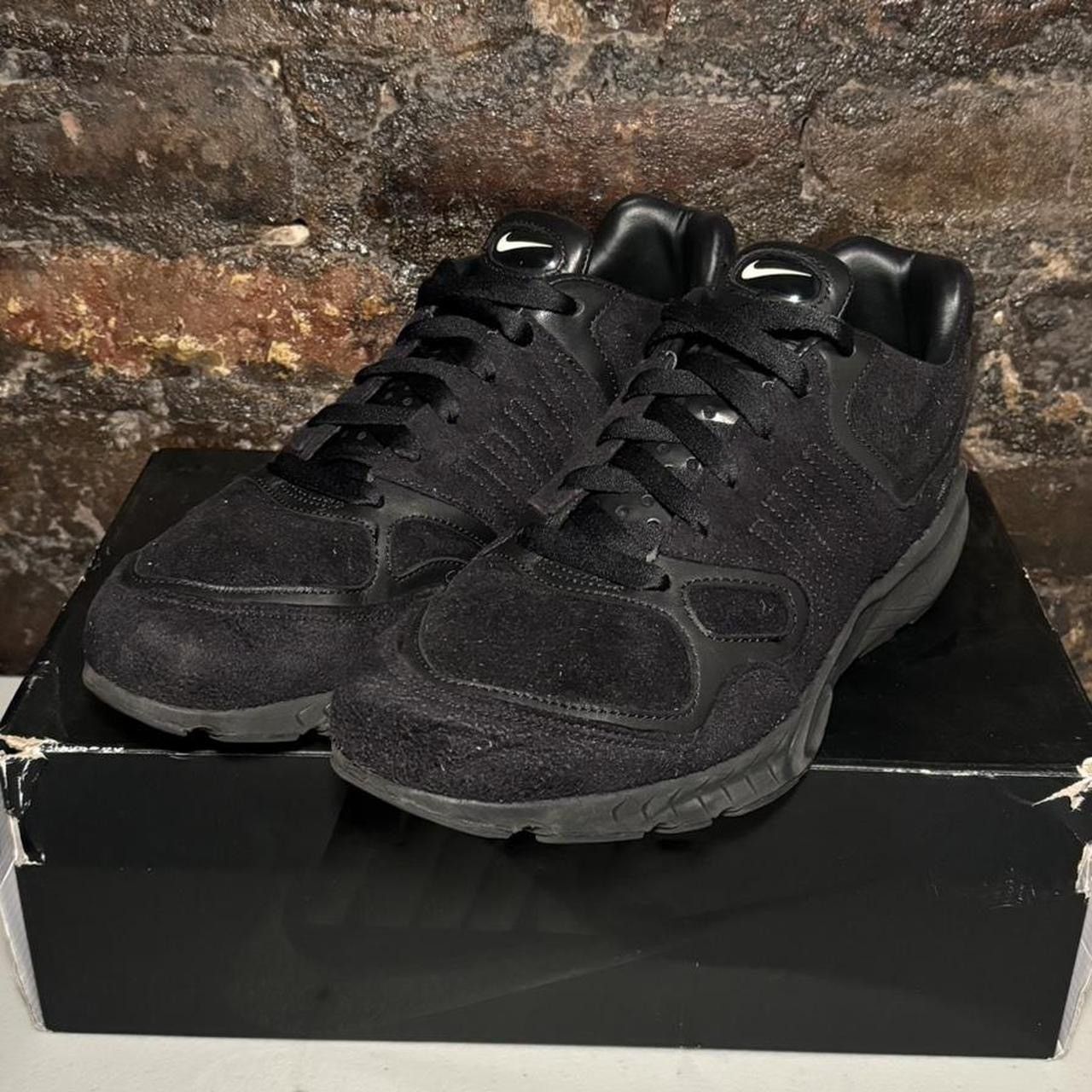 Comme des Garcons Comme Des Garçons x Nike Air Zoom CDG Black Sneakers Size US 8 / EU 41 - 3 Thumbnail