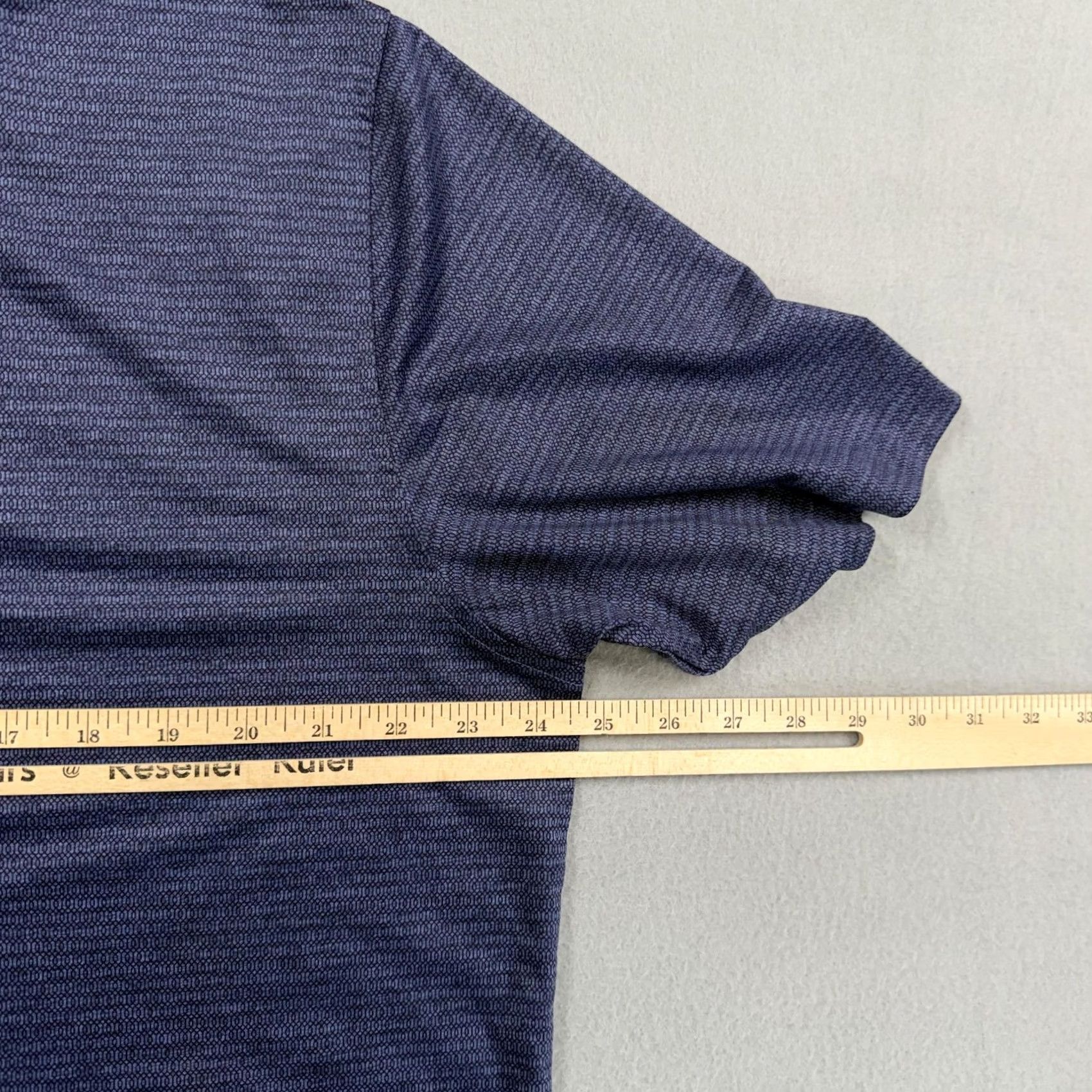Peter Millar Peter Millar Polo Shirt Mens Large Blue Geometric Logo Summer Comfort Golf Size US L / EU 52-54 / 3 - 6 Thumbnail