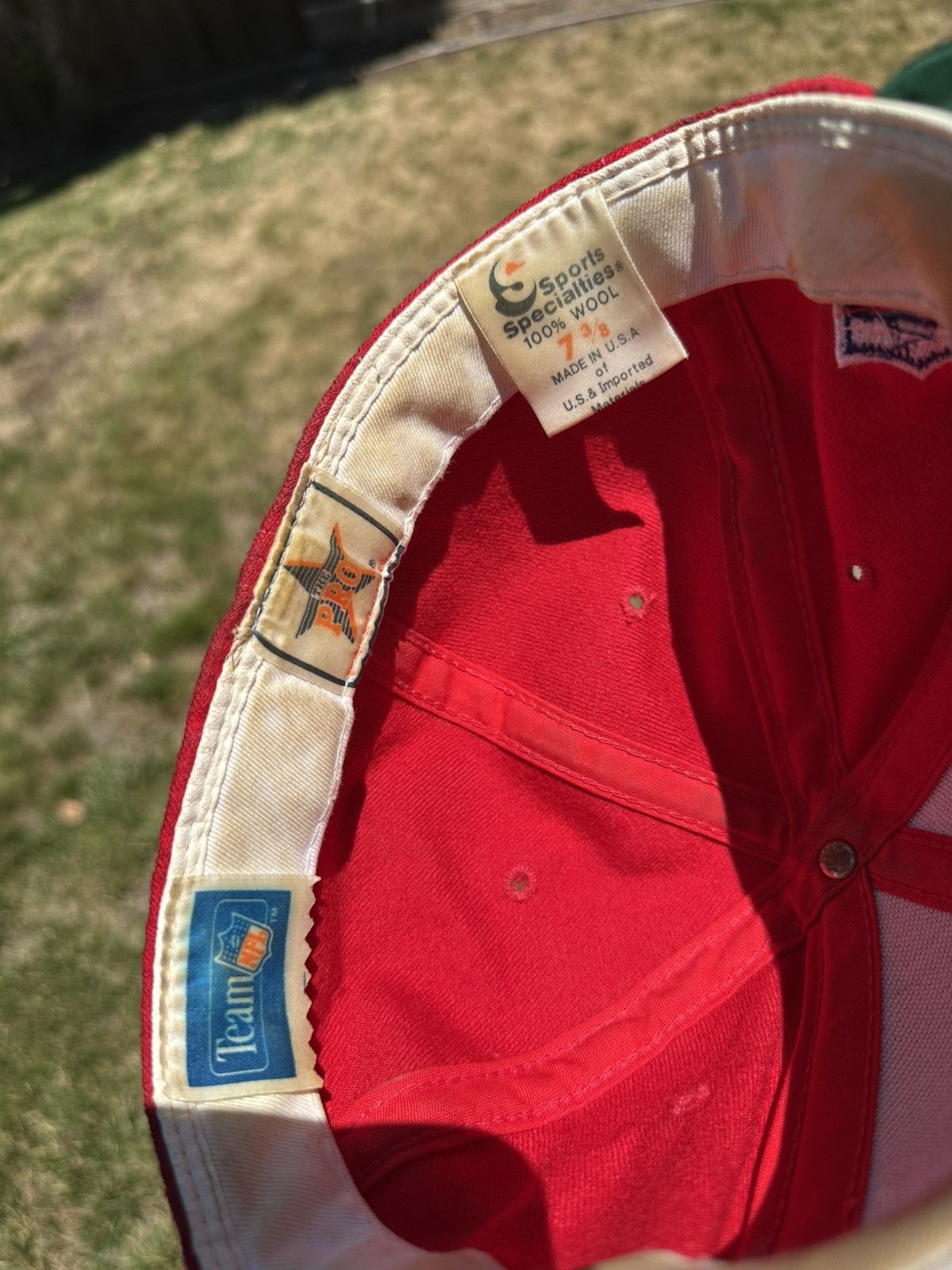 Sports Specialties × Vintage Vintage San Francisco 49ers Sport Specialties Script Hat Size ONE SIZE - 4 Thumbnail