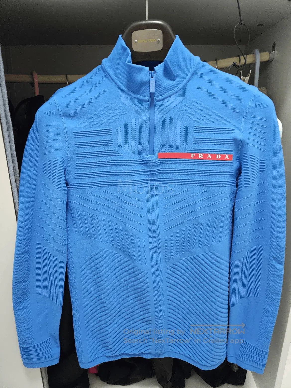 Sz S-M Prada Linea Rossa Red Label Sweatshirt.