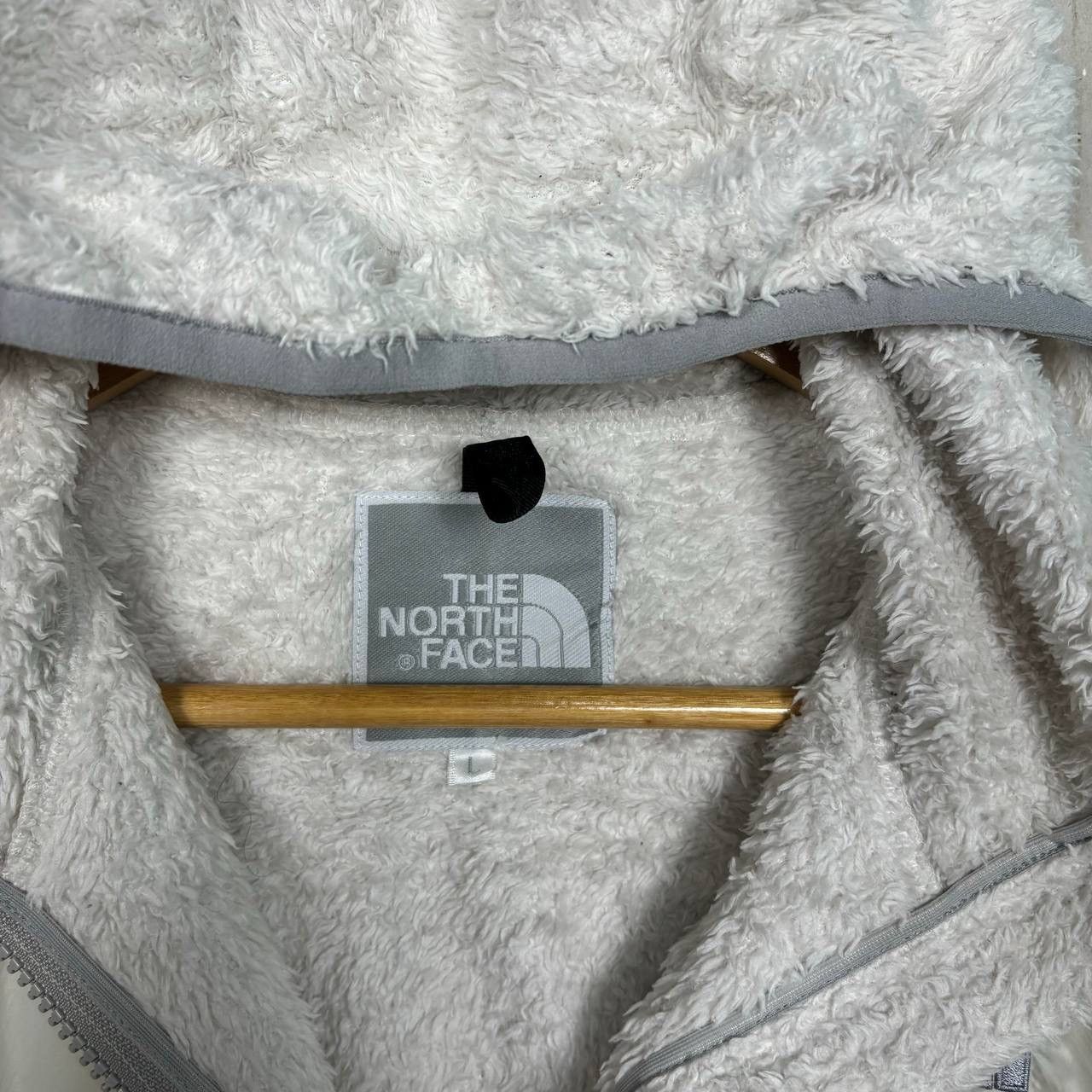 The North Face The North Face White Fleece Hoodie Full Zipper Size L / US 10 / IT 46 - 4 Thumbnail
