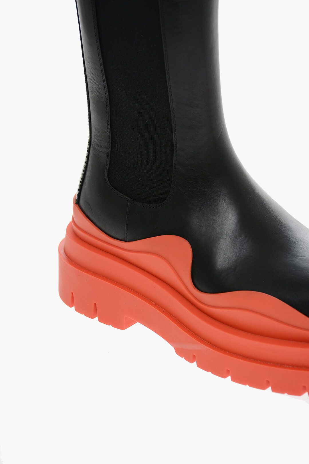 Bottega Veneta og1mm0825 Leather Chelsea Booties in Black Size US 5.5 / IT 35.5 - 3 Thumbnail