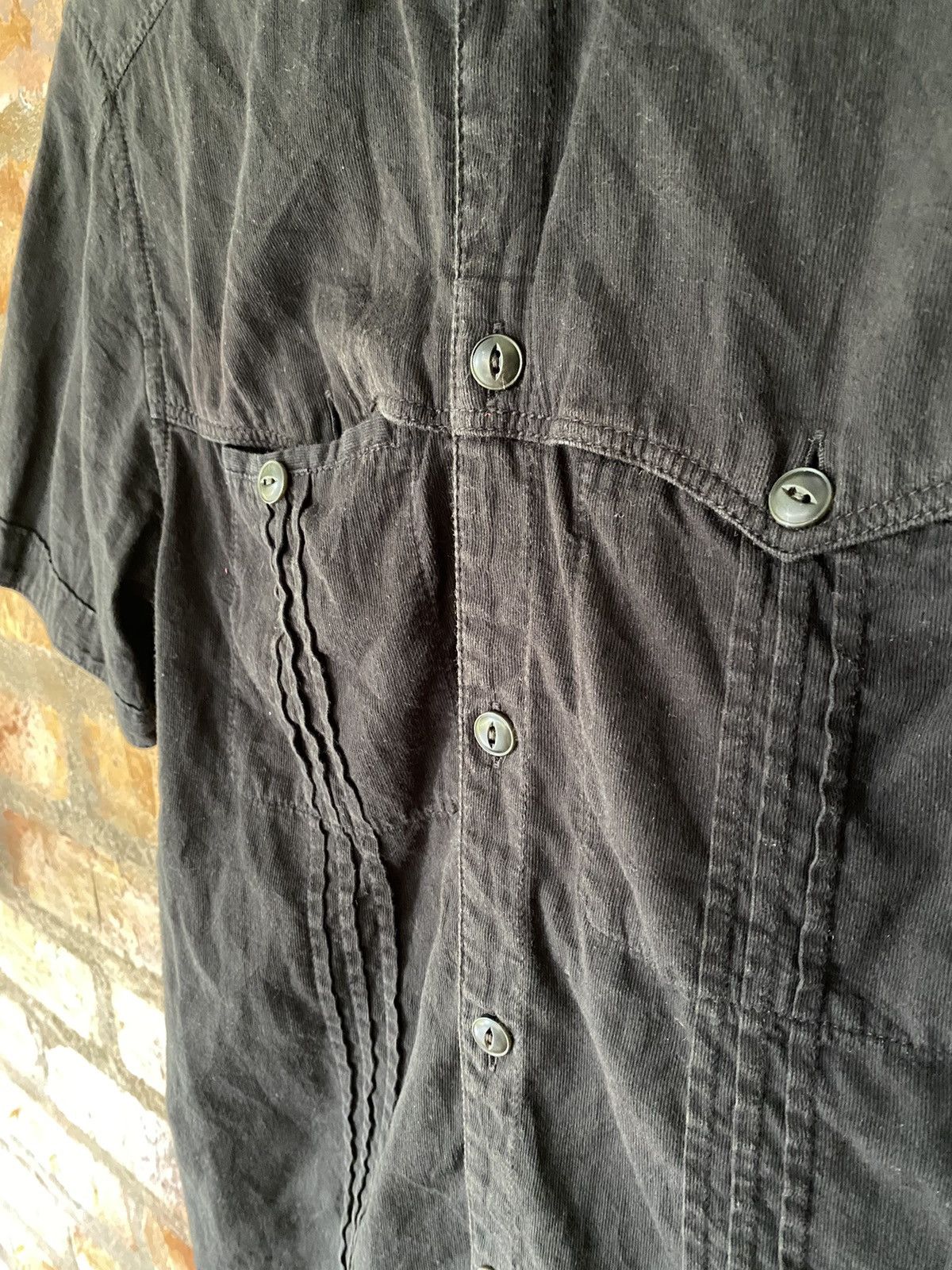 Japanese Brand × Le Grande Bleu (L.G.B.) × Lounge Lizard Lounge Lizard Japan Black pleated shirt Size US M / EU 48-50 / 2 - 7 Thumbnail