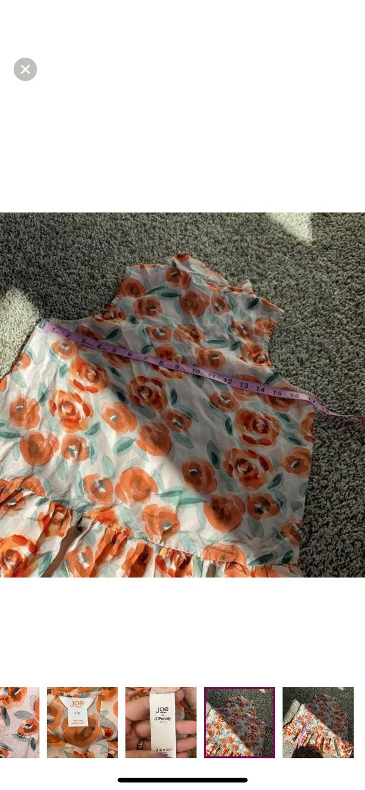 Joe Freshgoods Joe fresh small floral silk blouse Size S / US 4 / IT 40 - 6 Thumbnail
