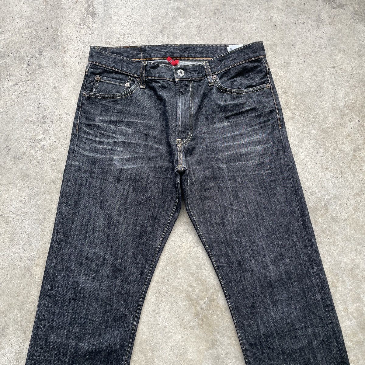 Japanese Brand W33x28.5💥 Vintage Japanese Brand Black Jeans Pants Denim Size US 33 - 4 Thumbnail
