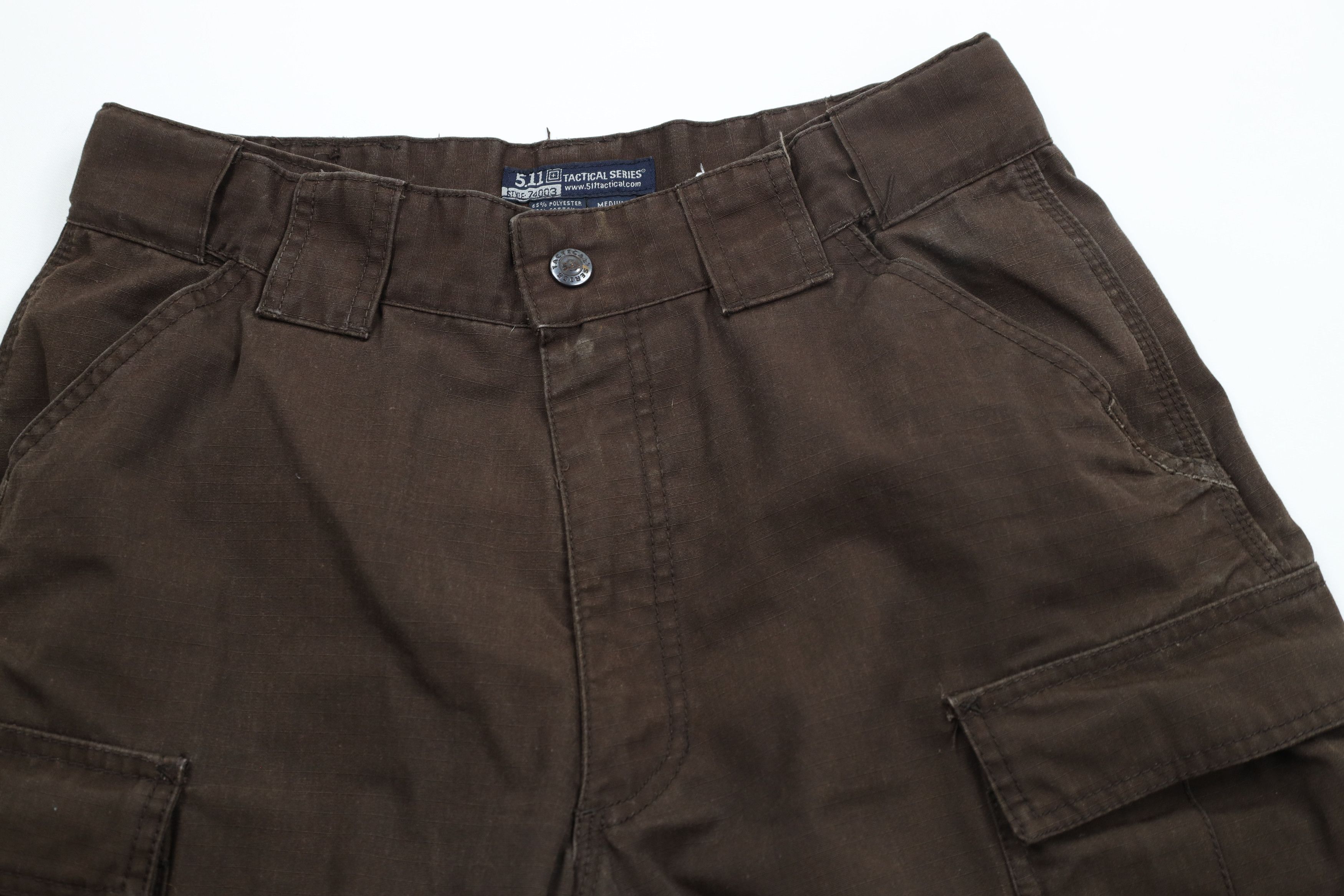 Vintage 5.11 Tactical Series Ripstop Double Knee Cargo Pants Brown Size US 34 / EU 50 - 5 Thumbnail