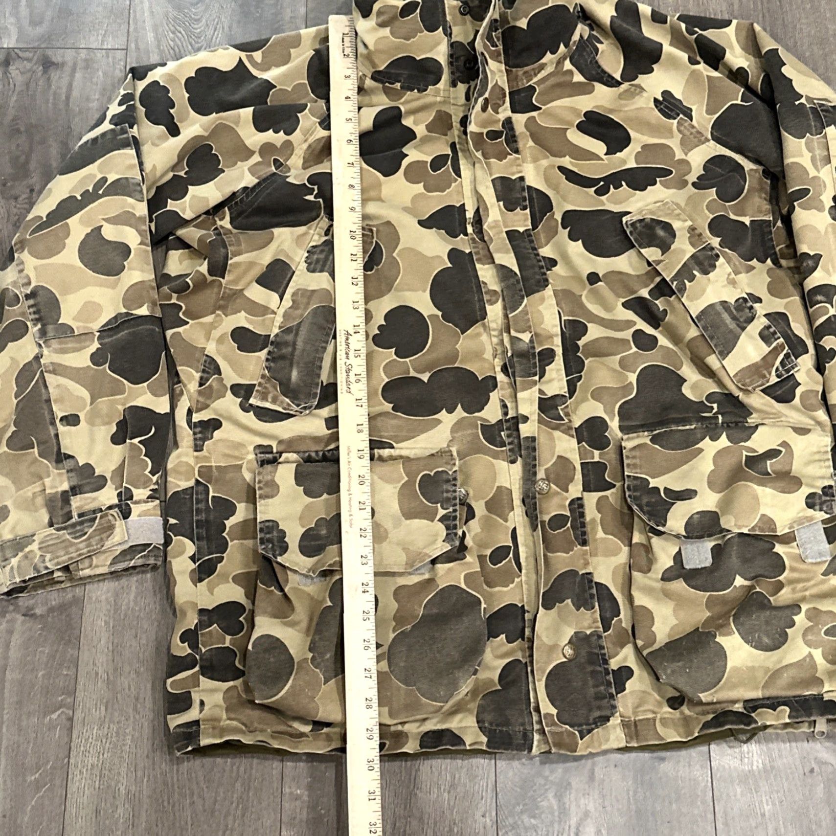 Vintage VINTAGE Columbia Duck Camo Goretex Hunting Jacket Large Camo Water Resistant Bomber Mens Size US L / EU 52-54 / 3 - 2 Thumbnail