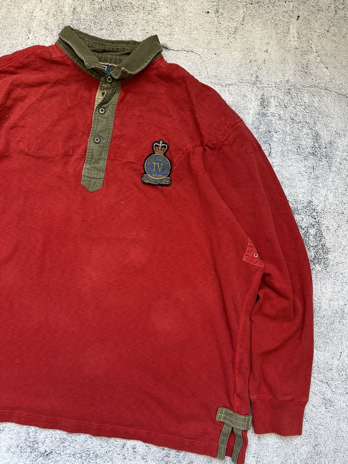 Polo Ralph Lauren Great Britain Polo Ralph Lauren Long Sleeve Flag Y2K Size US XXL / EU 58 / 5 - 12 Thumbnail
