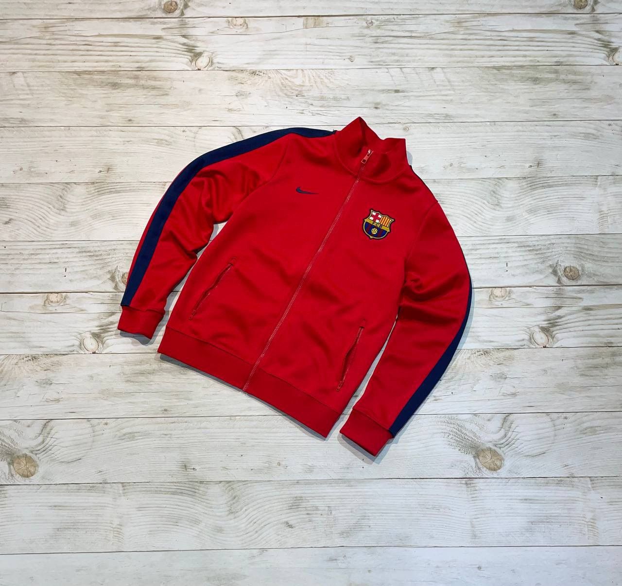 Nike Nike Barcelona 2014 Training Football Track Jacket Soccer Size US S / EU 44-46 / 1 - 1 Thumbnail