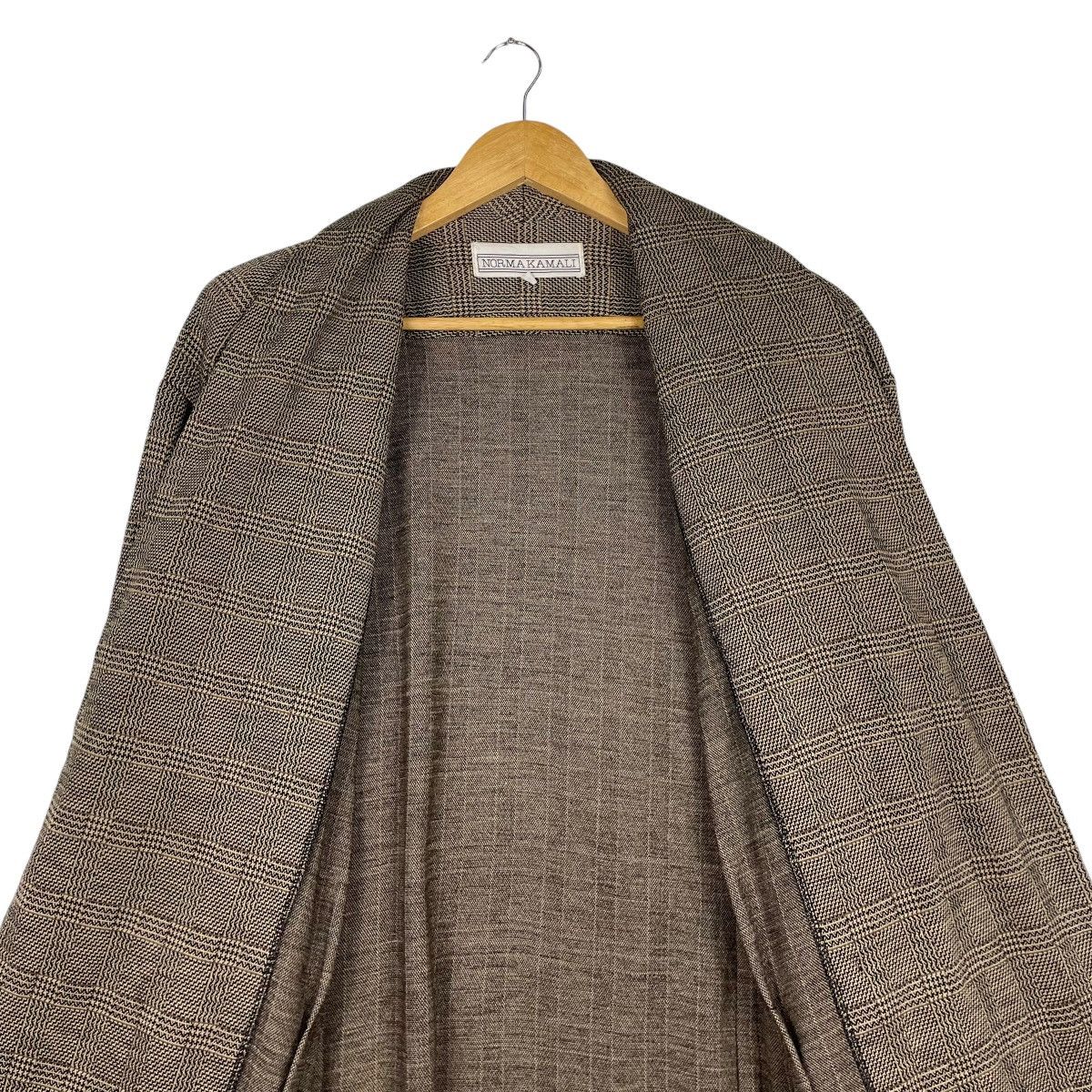 Norma Kamali × Vintage 💥VTG NORMA KAMALI CLASSIC LONGCOAT Size L / US 10 / IT 46 - 13 Thumbnail