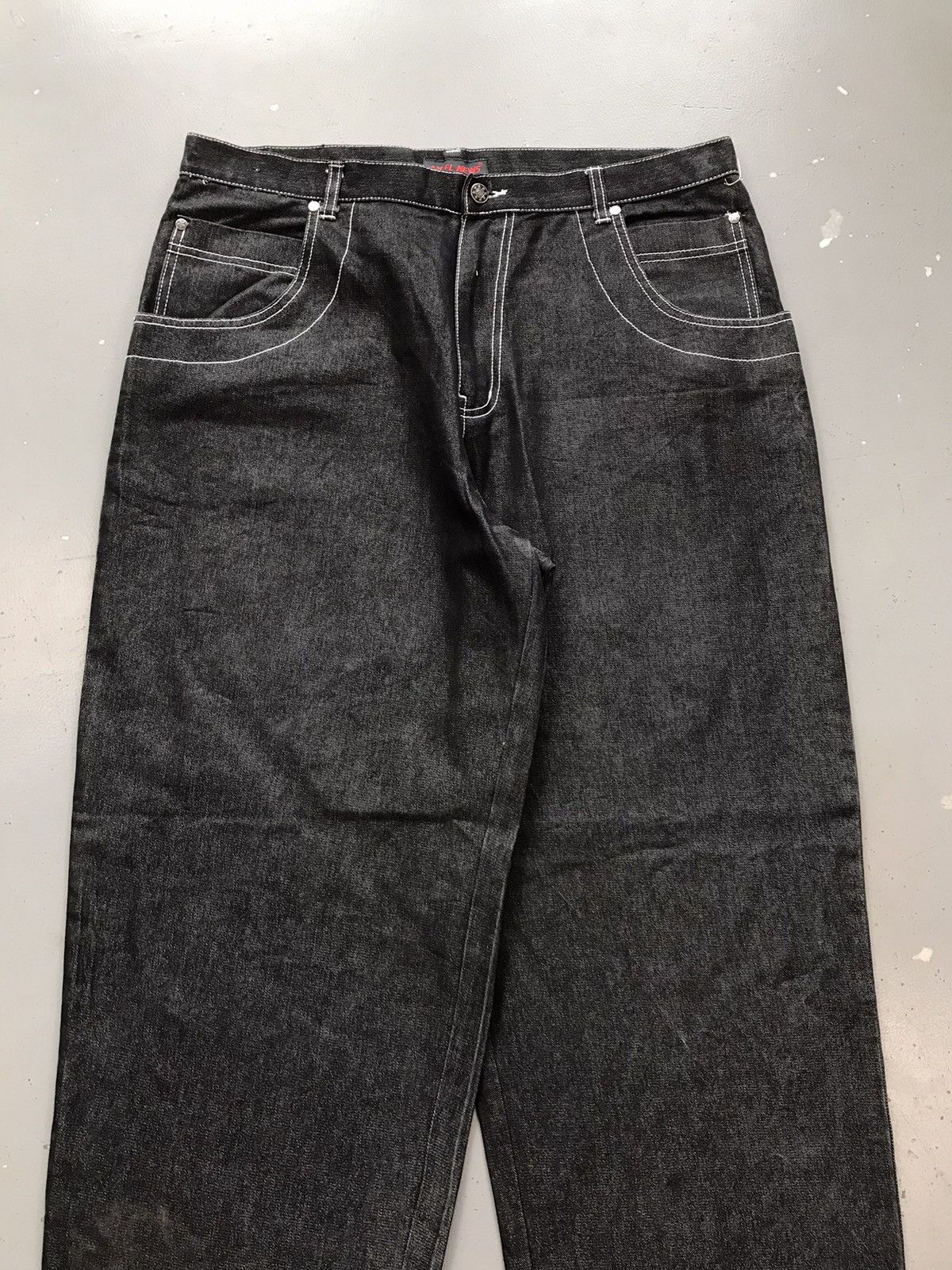 Vintage Vintage axel news big pocket crazy boy embroidered denim Size US 38 / EU 54 - 4 Thumbnail