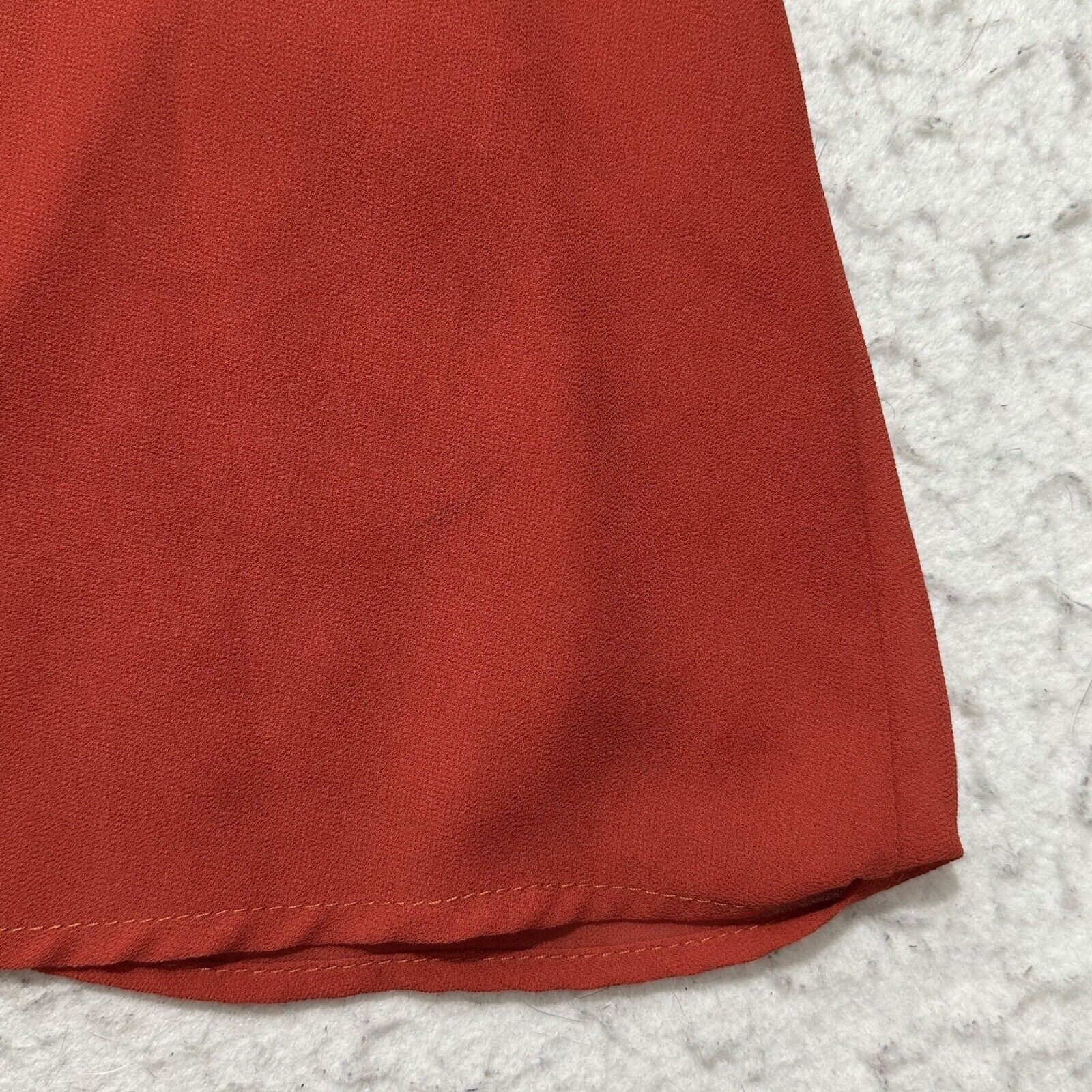 Other Papaya Large A-Line Rust Orange Dress Halter Sleeveless Size L / US 10 / IT 46 - 12 Thumbnail