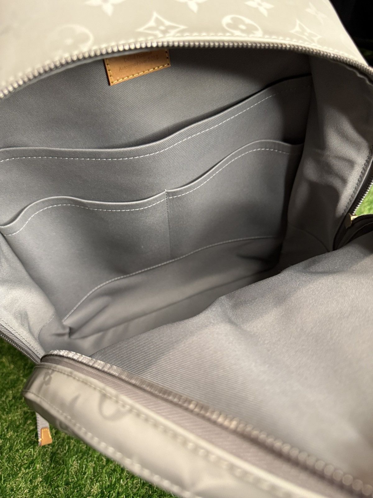 Louis Vuitton GRAIL 🦄📜 LV ~ Kim Jones Era Titanium Monogram Backpack Size ONE SIZE - 17 Thumbnail