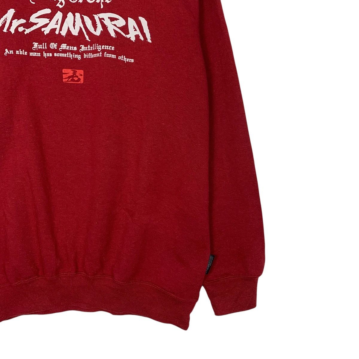 Japanese Brand Japanese Brand Mr Samurai Crewneck Red Sweatshirt Size US L / EU 52-54 / 3 - 4 Thumbnail
