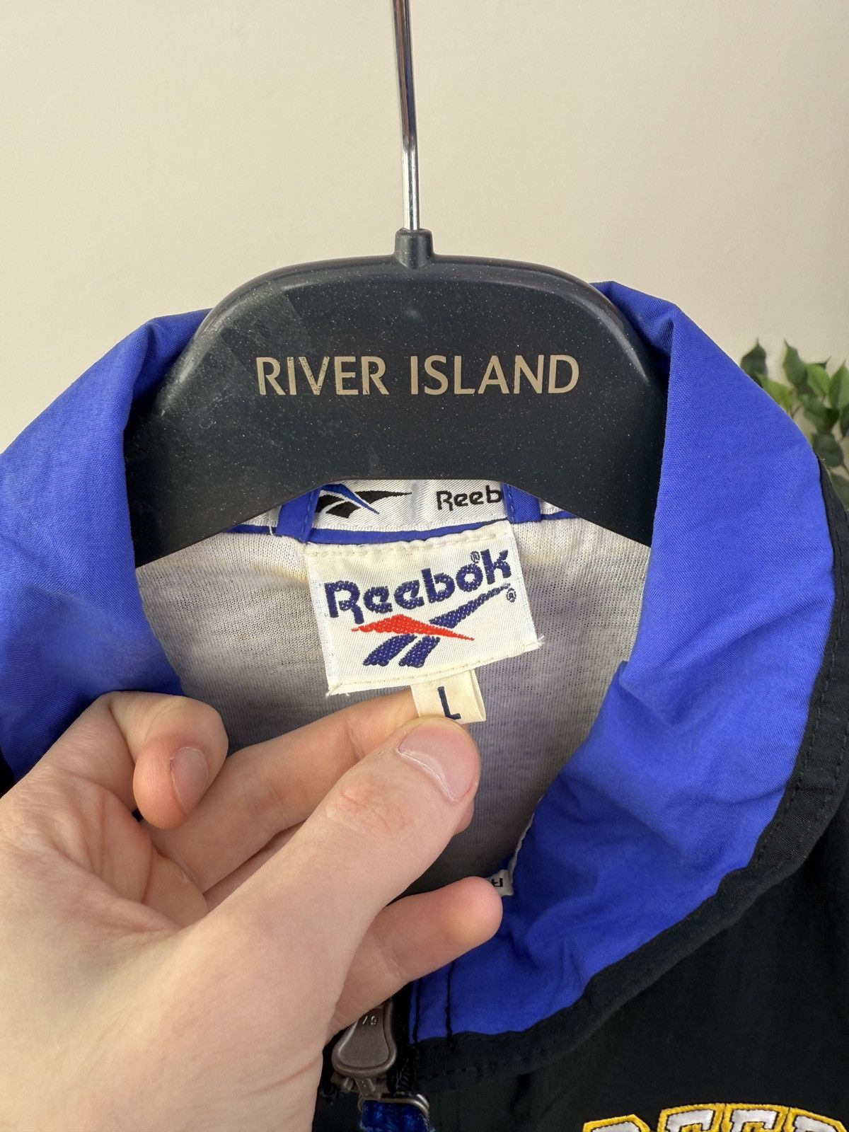 Reebok Reebok Vintage Windbreaker Jacket Spellout Logo Full Zip Size US L / EU 52-54 / 3 - 6 Thumbnail