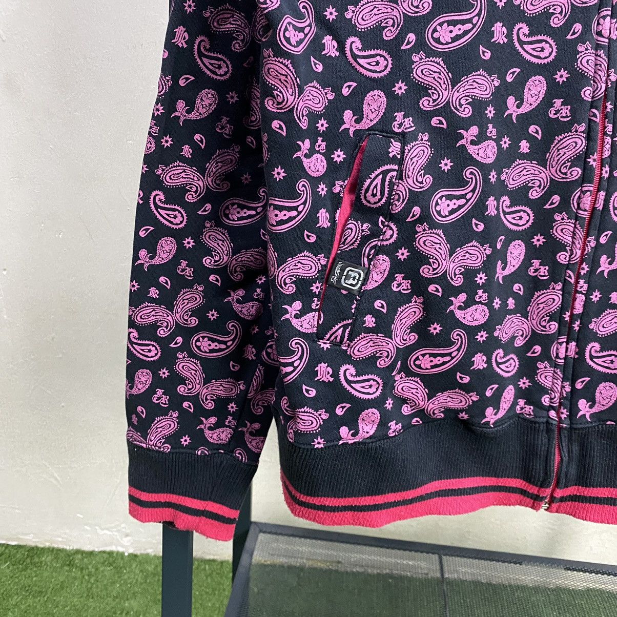 Japanese Brand × Massive Freaky Massive Paisley FullPrint HipHop Swag Full Zip Hoodie Size US L / EU 52-54 / 3 - 6 Thumbnail