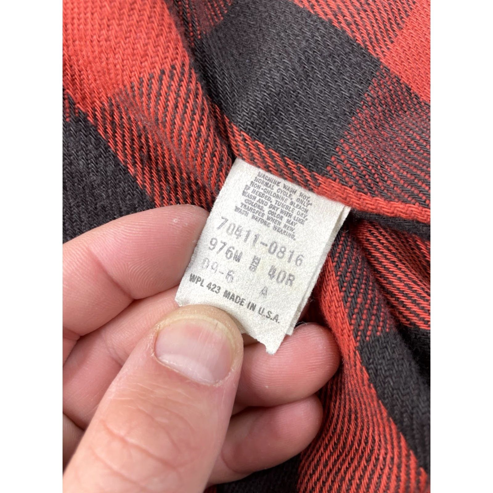 Denime VINTAGE Levis Denim Jacket 70411 0816 Flannel Lined Dark Denim Trucker Size 40R Blue 80s Men Regular Jacket Size US XXS / EU 40 - 4 Thumbnail