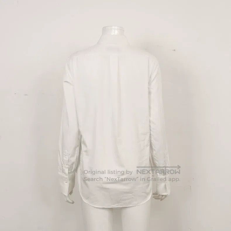 Valentino Valentino Cotton solid color lapel long-sleeved shirt Size S / US 4 / IT 40 - 2 Thumbnail