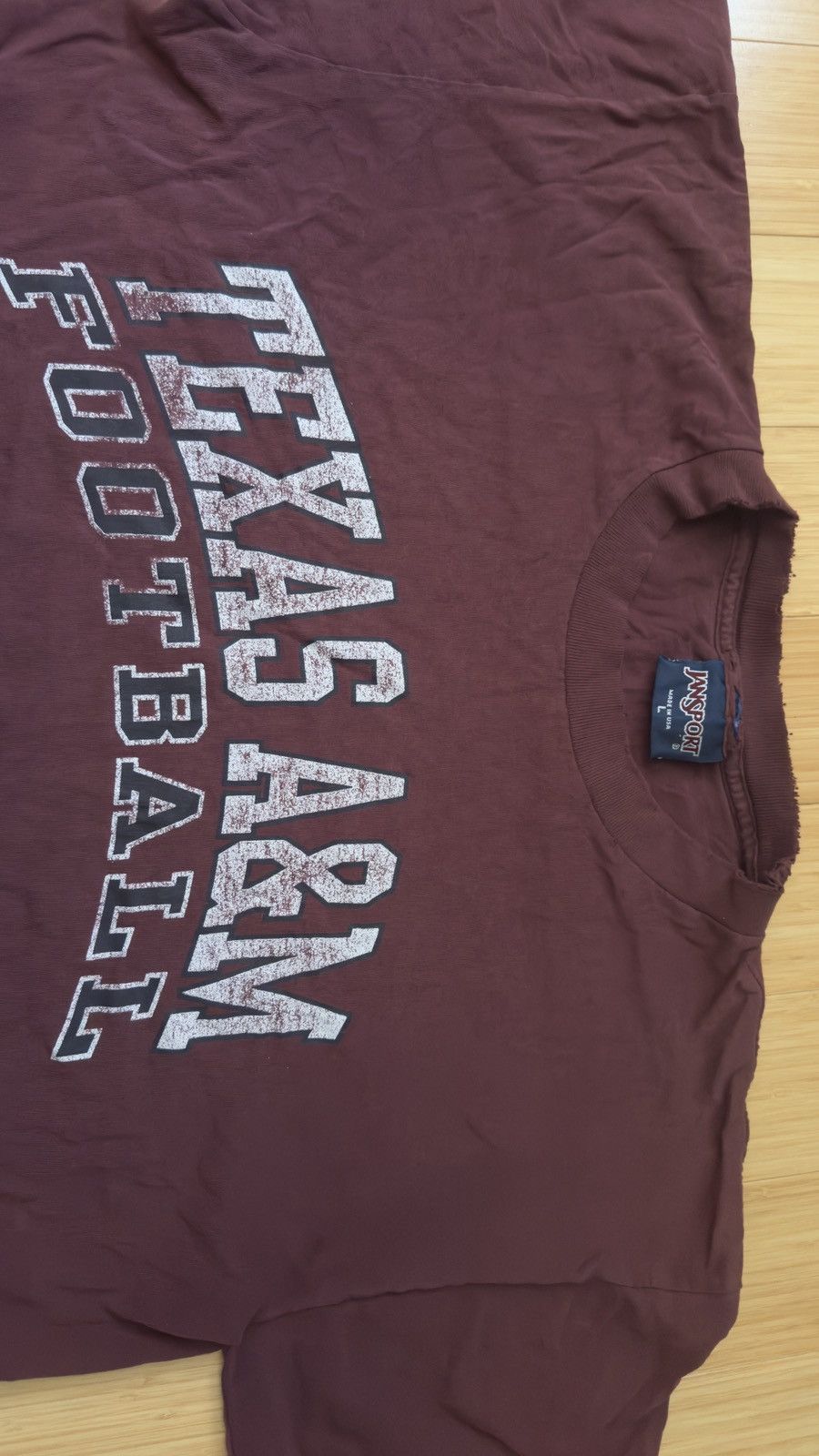 Jansport Vintage Texas A&M Tee Size US L / EU 52-54 / 3 - 2 Thumbnail