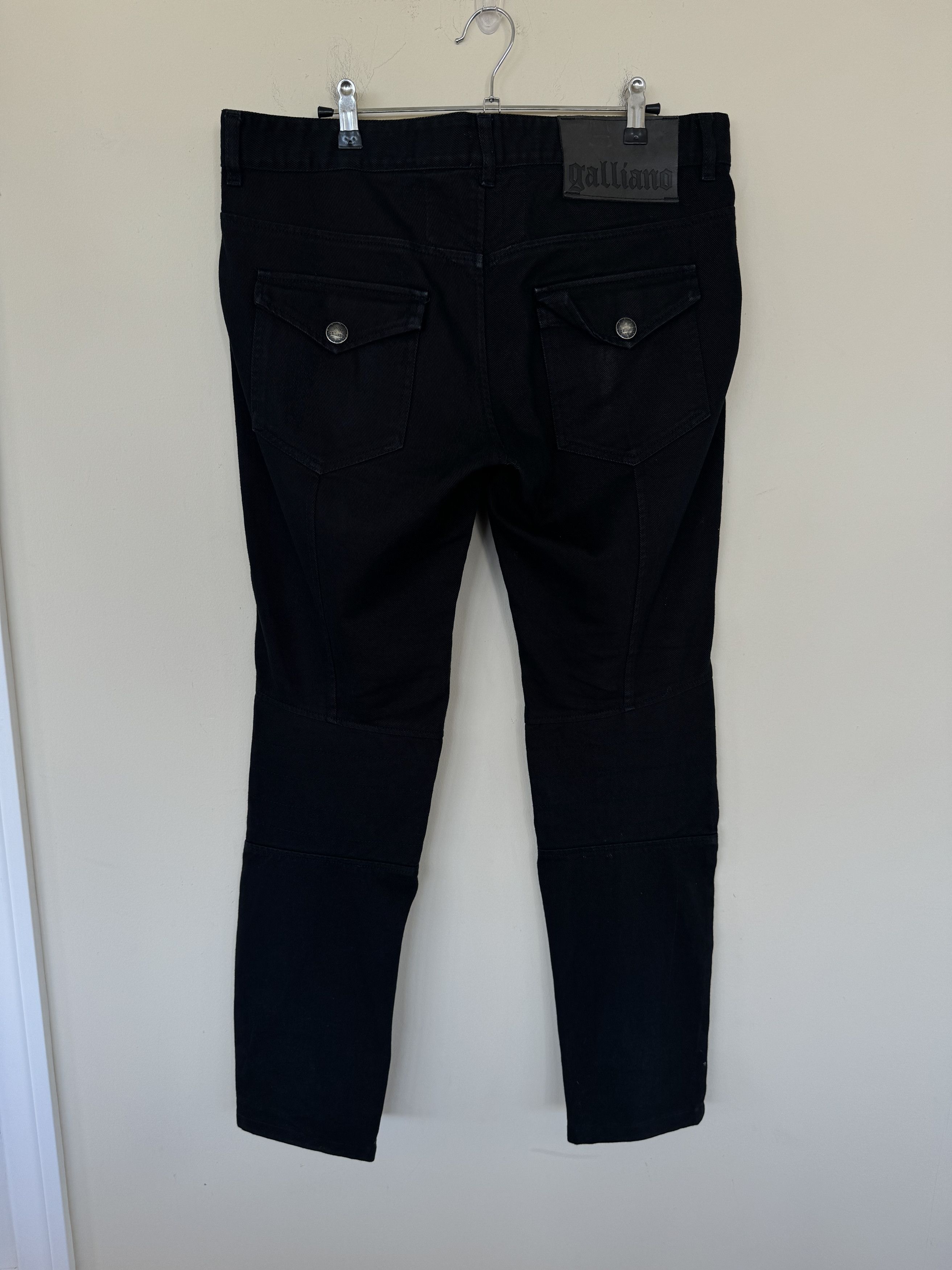 John Galliano Galliano pants x biker jeans Size US 34 / EU 50 - 6 Thumbnail