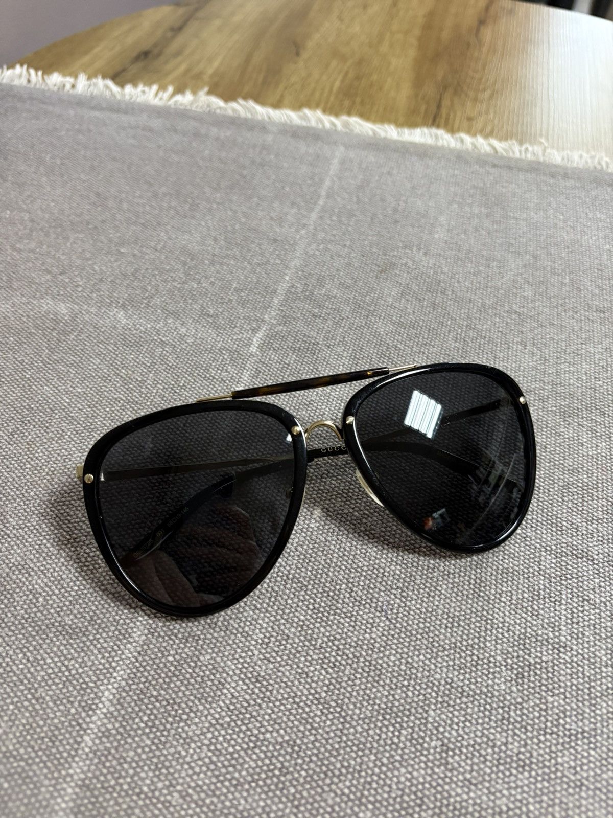 Gucci Gucci by Tom Ford Era Aviator Sunglasses Size ONE SIZE - 4 Thumbnail