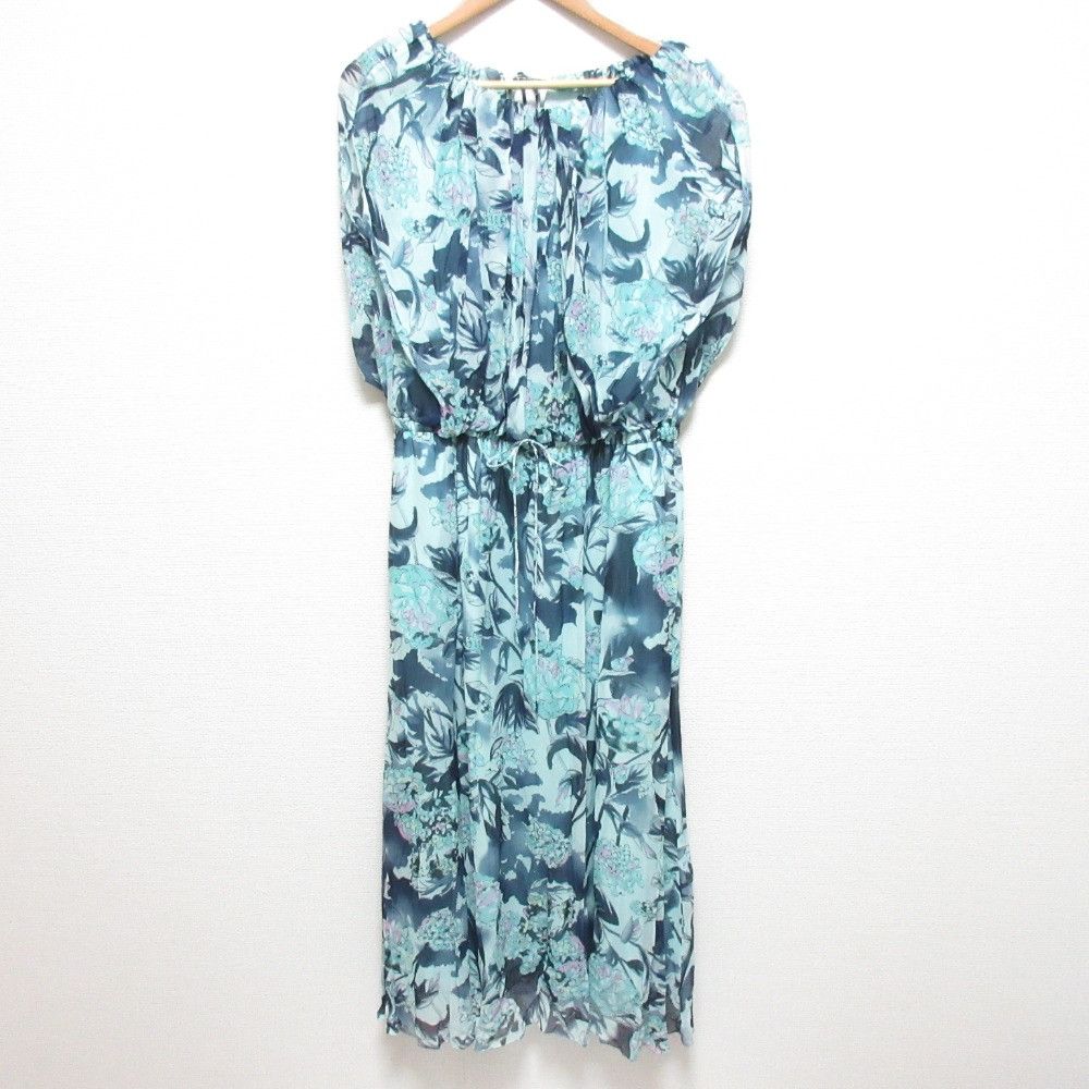 Other Other Drawer Silk Flower Print Dress Others Dresses DUTY FREE for USA Size ONE SIZE - 1 Thumbnail