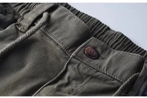 Jean Multi-pocket casual straight-leg cargo pants Size US 32 / EU 48 - 4 Thumbnail
