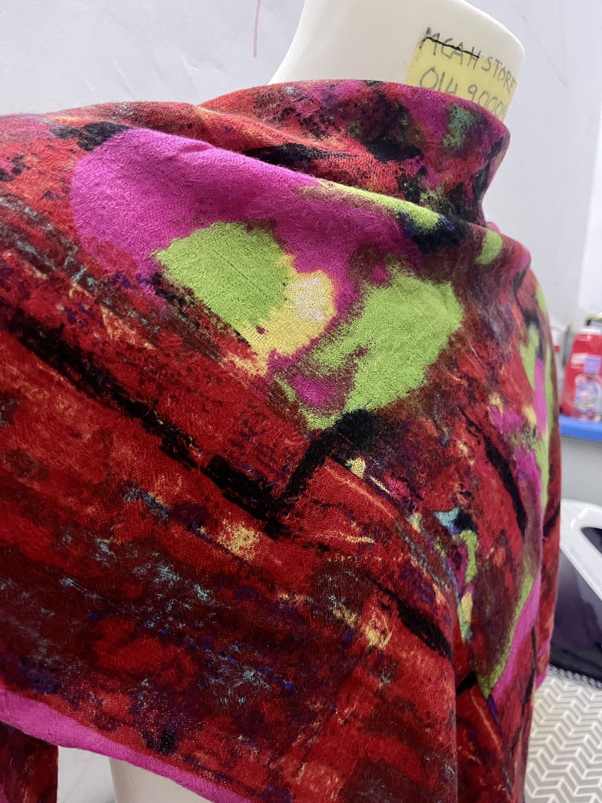 Kenzo KENZO PARIS WOOL BLEND SILK SCARVES Size ONE SIZE - 4 Thumbnail