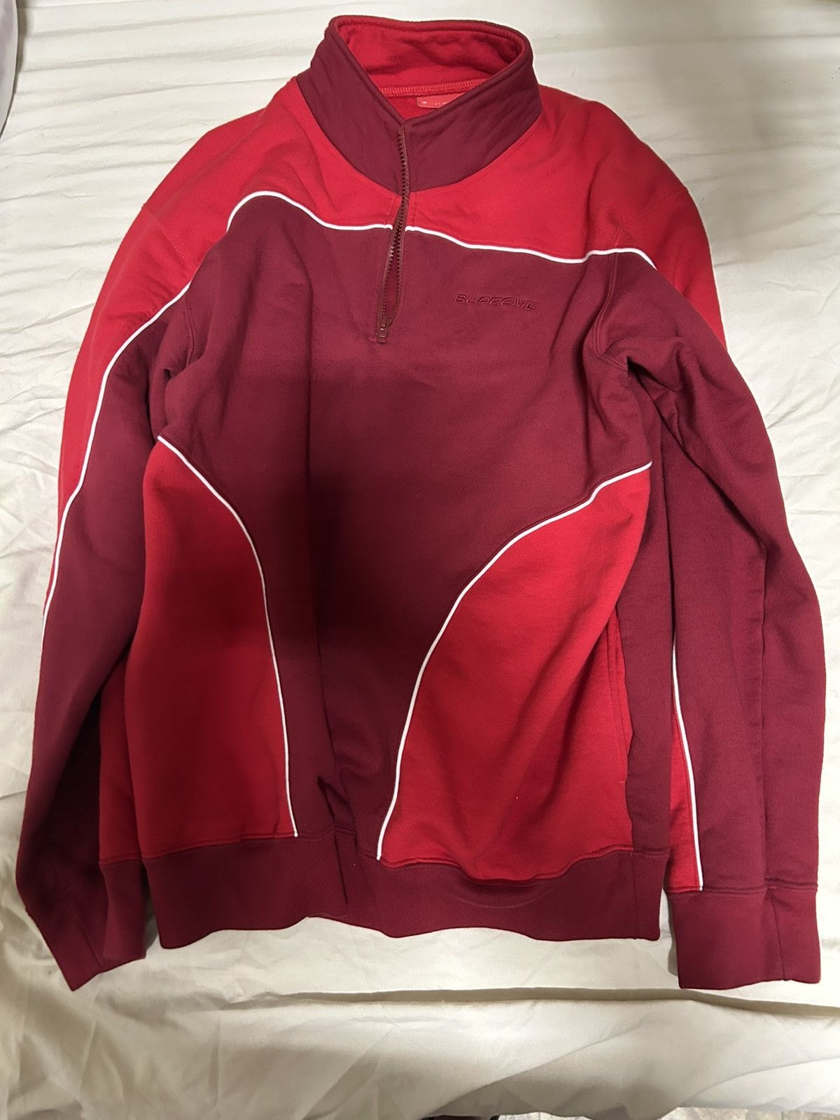 Supreme Supreme Quarter Zip Size US L / EU 52-54 / 3 - 5 Thumbnail