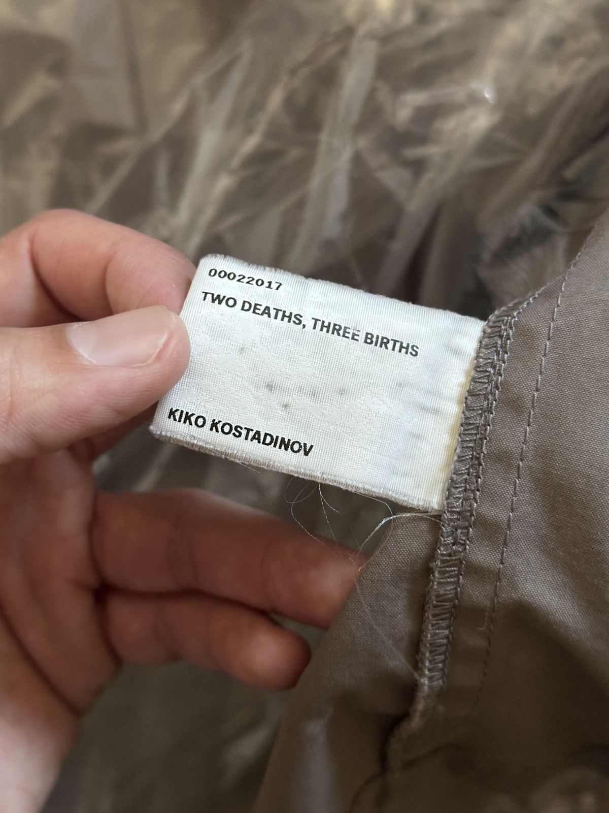 Kiko Kostadinov 00022017 Taupe Work Shirt Size US L / EU 52-54 / 3 - 6 Thumbnail