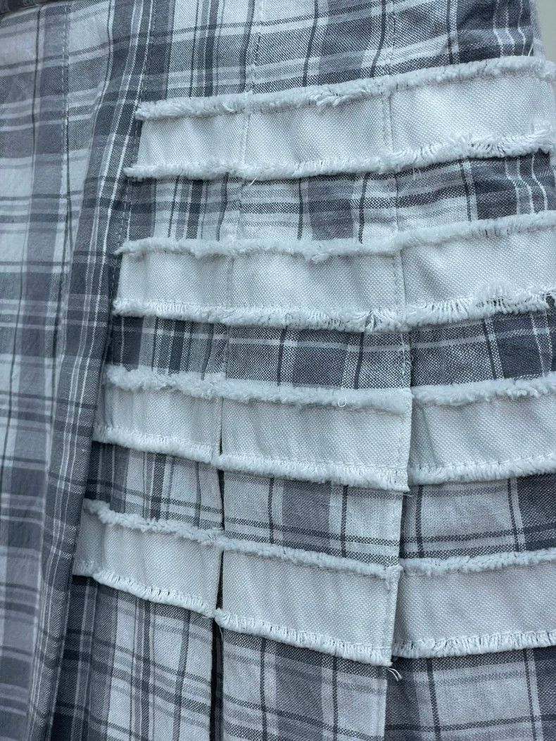 Thom Browne Thom Browne Gray checkered skirt Size 42" / US 20 - 4 Thumbnail