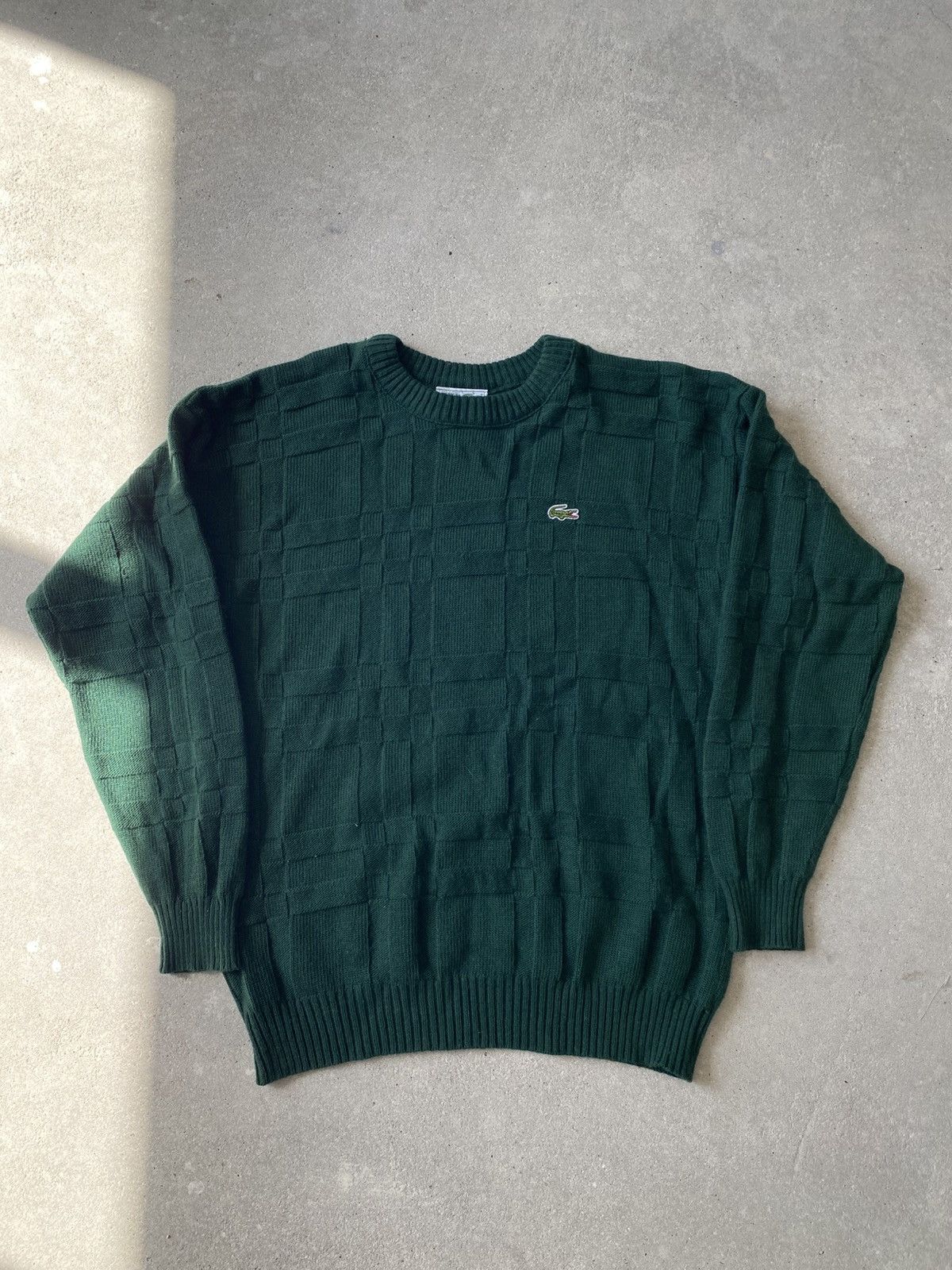 Lacoste Vintage Lacoste Knit Wool Sweater Size US L / EU 52-54 / 3 - 13 Thumbnail