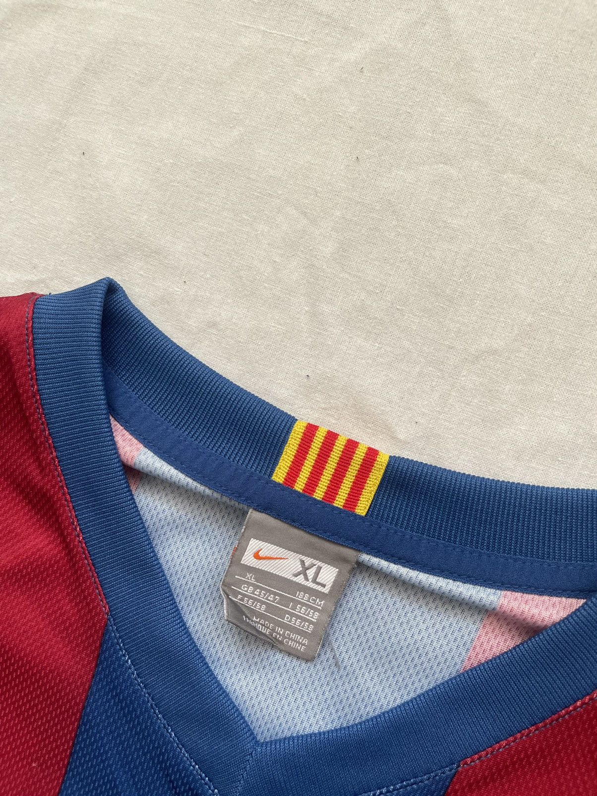 Vintage Jersey vintage Nike Barcelona 2008/08 Size US XL / EU 56 / 4 - 10 Thumbnail