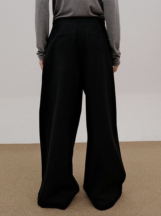 Cleanfit retro fashion premium wrap wool pants