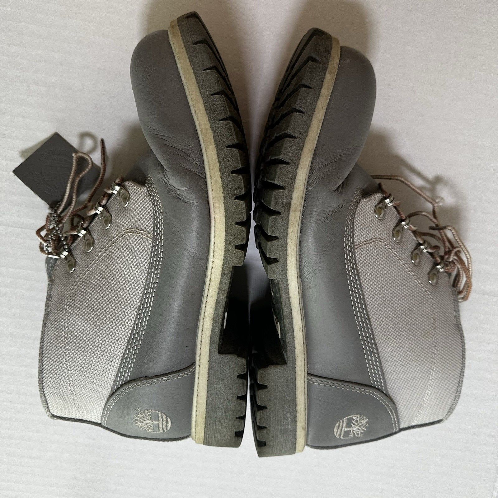 Timberland Timberland Converge Waterproof Gray Leather/Canvas Boots 9M Size US 9 / EU 42 - 8 Thumbnail