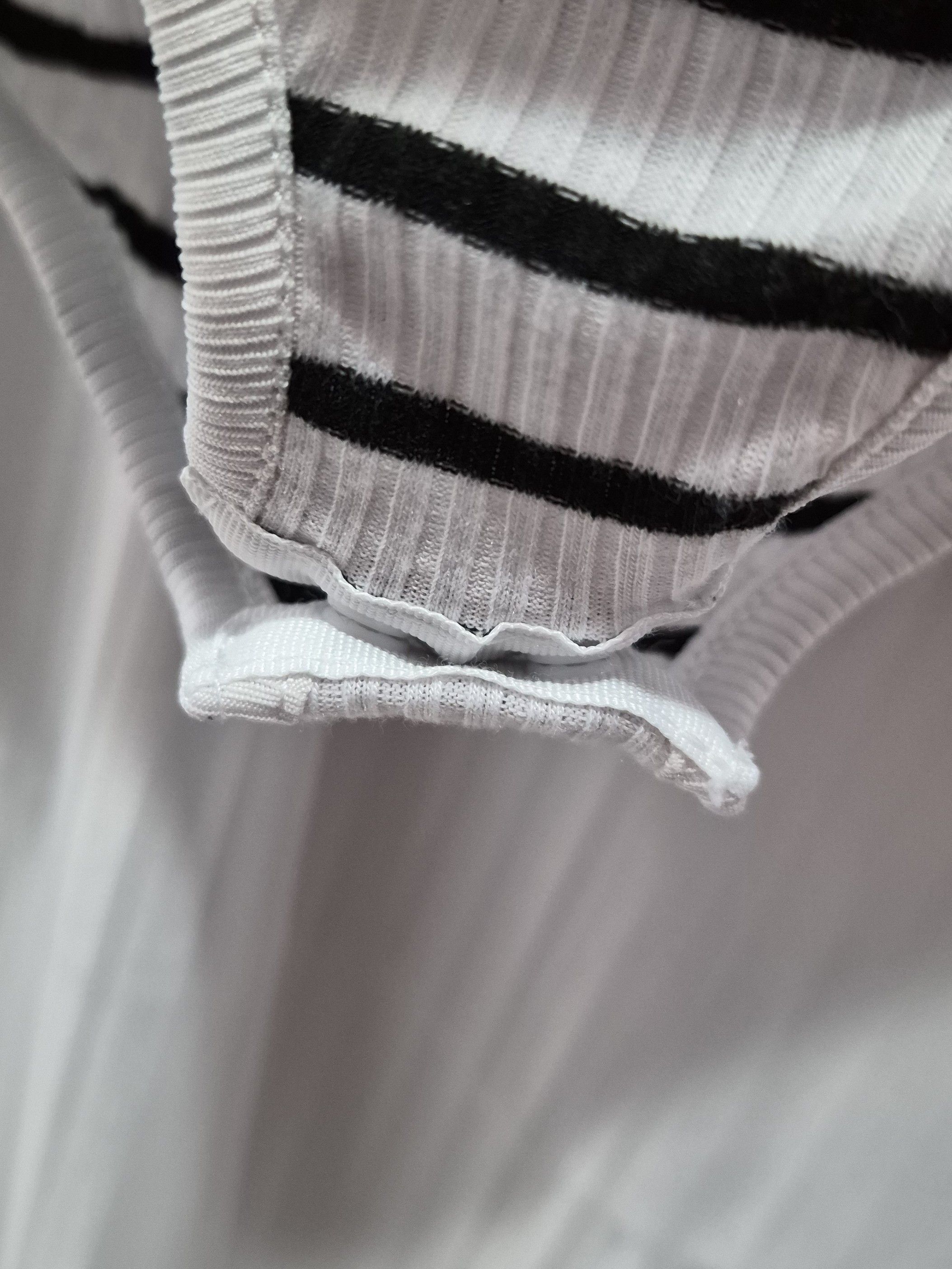 Other Striped Cross Sleeveless Bodysuit - Black & White Size Small Size S / US 4 / IT 40 - 4 Thumbnail