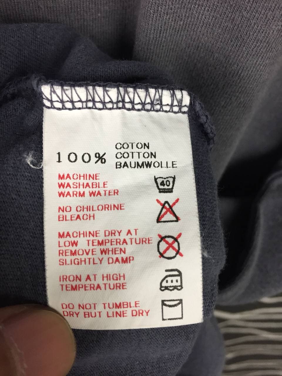 Japanese Brand Vtg Inhabitant Japan Industrial Danger Caution Raglan Tee Size US S / EU 44-46 / 1 - 10 Thumbnail