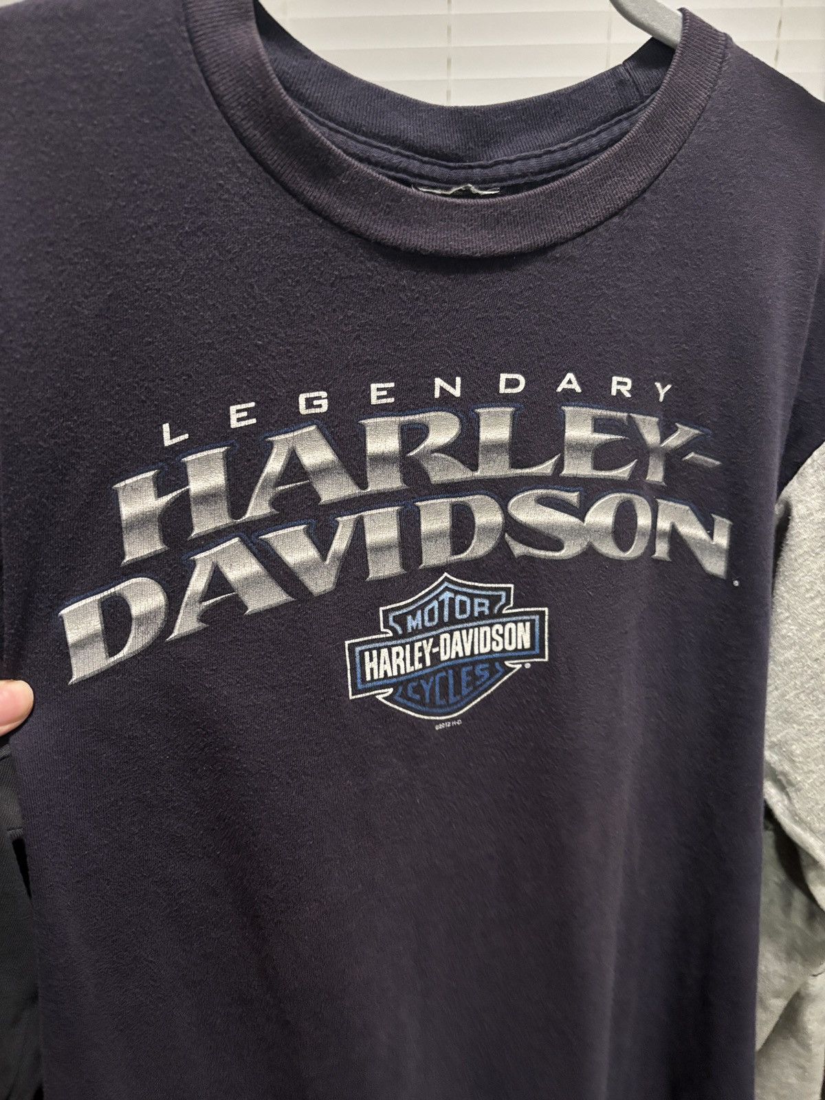 Harley Davidson Harley custom upcycled longsleeve with hits all around Size US XL / EU 56 / 4 - 4 Thumbnail