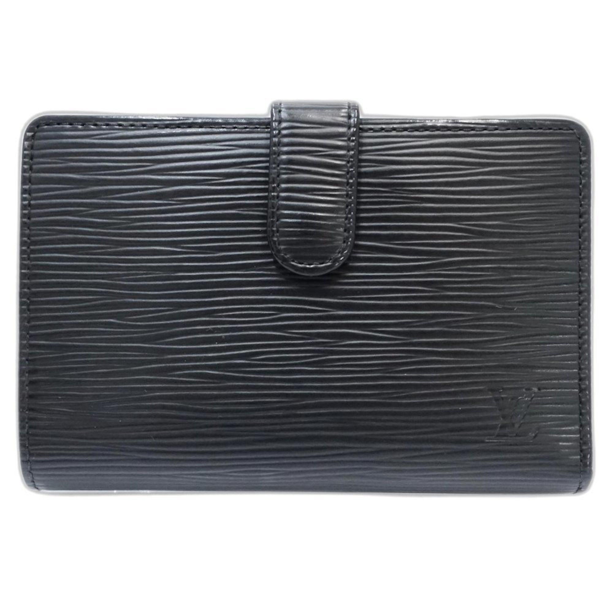 Louis Vuitton Louis Vuitton Epi Bi-fold Wallet M63642 Women's Portefeuille Viennese Noir 181417 Size ONE SIZE - 1 Thumbnail