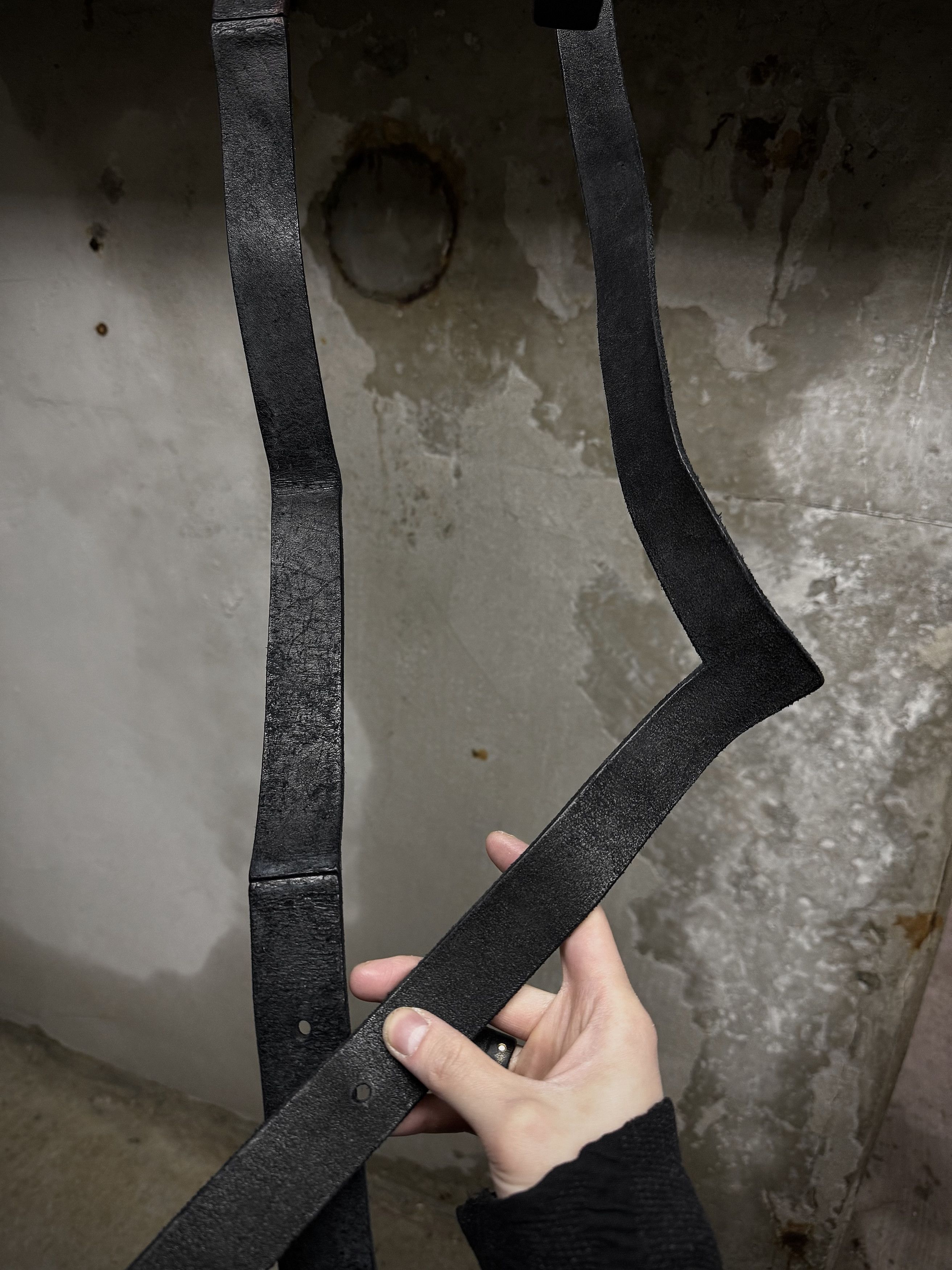 Carol Christian Poell Carol Christian Poell Object-dyed 'L' Cow Leather Belt Size ONE SIZE - 2 Thumbnail