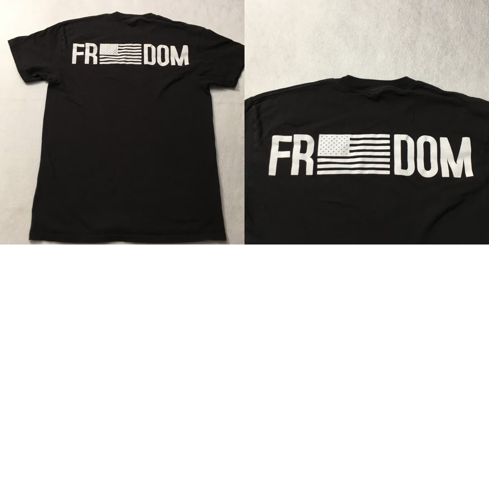 Soffe SOFFE Freedom USA T-Shirt Men's Medium Gray Black Free Shipping Size US M / EU 48-50 / 2 - 8 Thumbnail