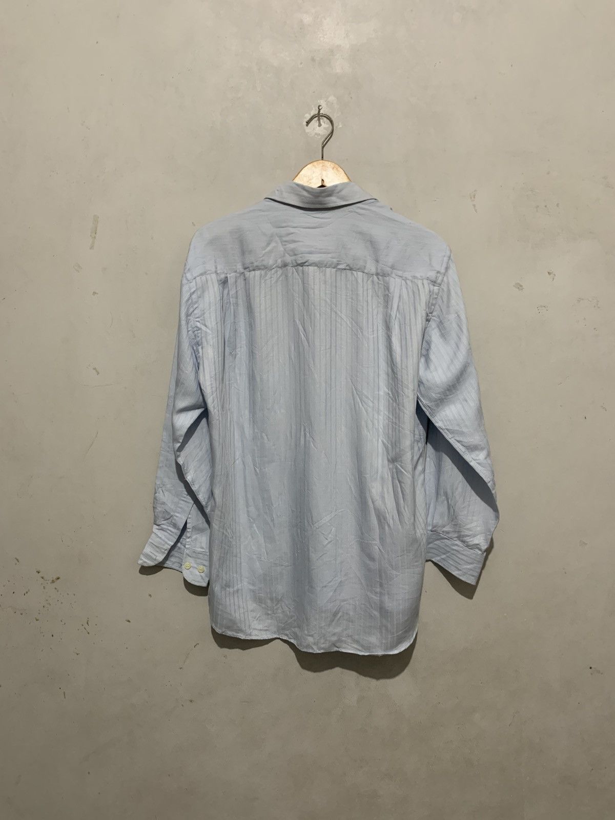 Givenchy Givenchy Shirt Long Sleeve Blue Salur Size 95 / M Original Size US M / EU 48-50 / 2 - 6 Thumbnail