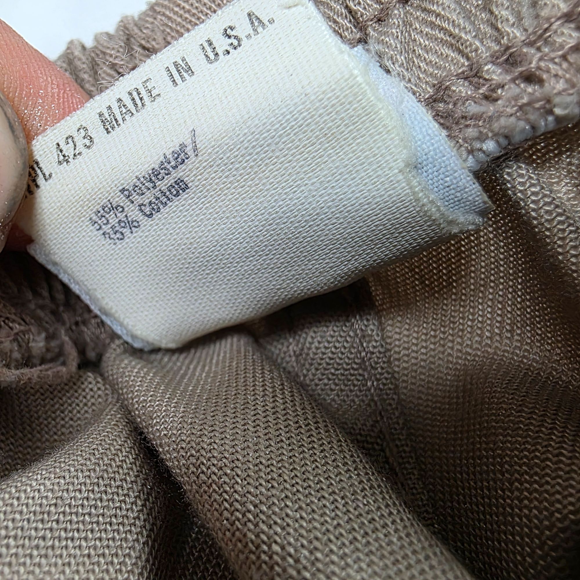 Levi's Vintage Levis 518M Men Medium Beige Elastic Waist Work Pants Size US 38 / EU 54 - 6 Thumbnail